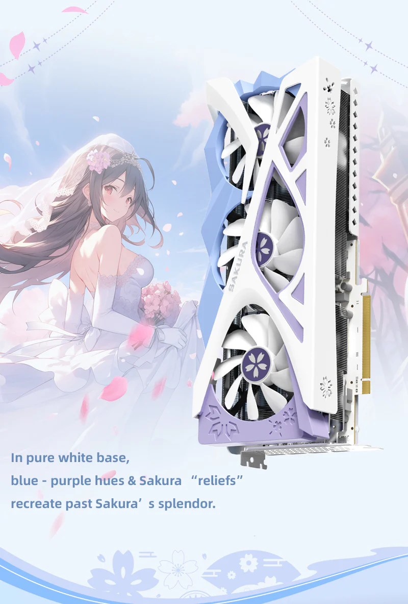 (Promotion)Yeston Sakura Nvidia GeForce RTX 5080 Graphics Card GDDR7 16G 256bit Gaming GPU - Image 7