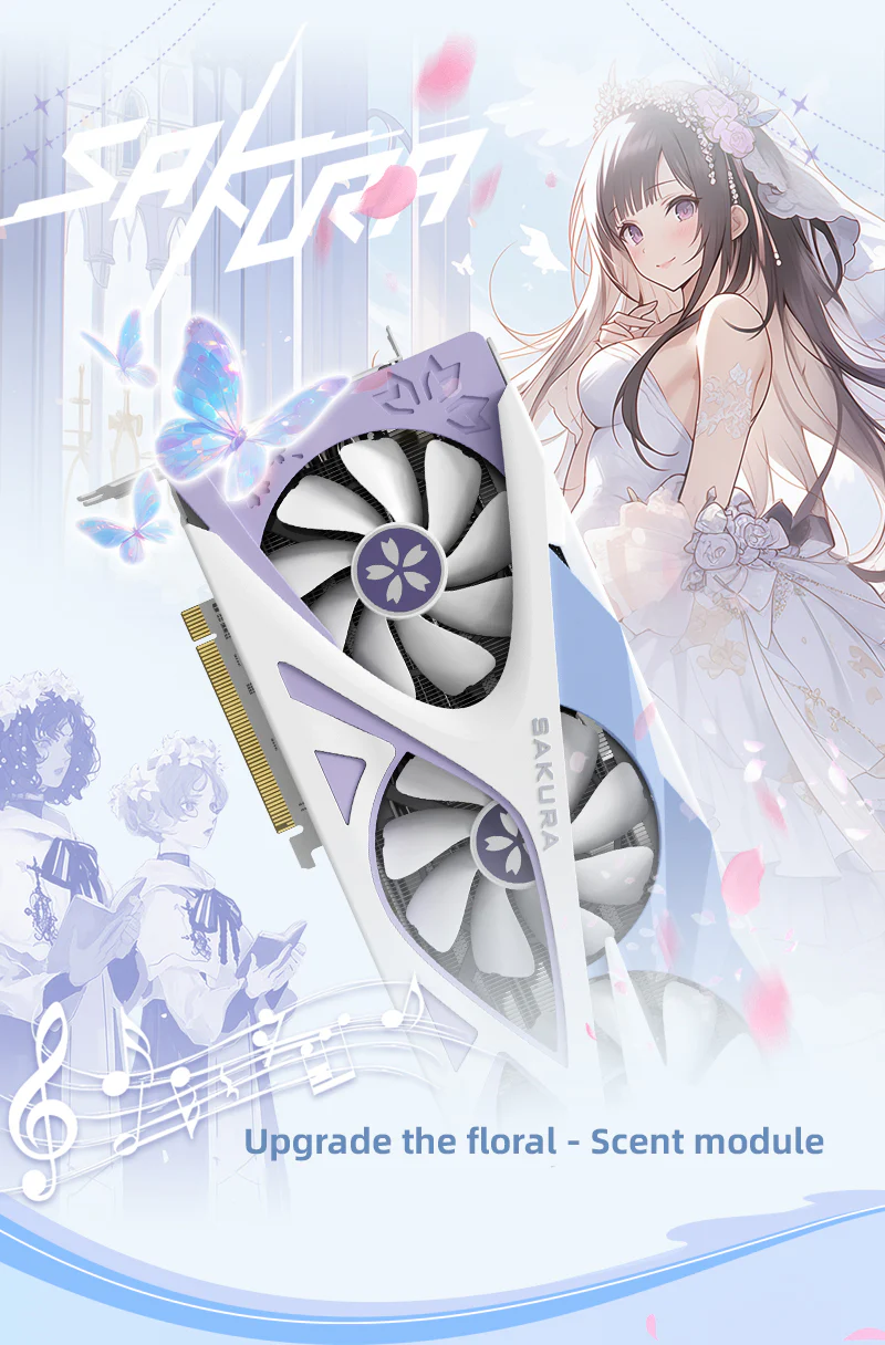 (Promotion)Yeston Sakura Nvidia GeForce RTX 5080 Graphics Card GDDR7 16G 256bit Gaming GPU - Image 9
