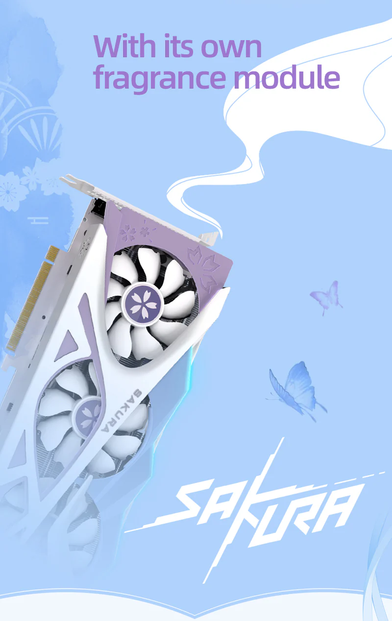 (Open Box-Only the US has inventory)Yeston Sakura Nvidia GeForce RTX 4060Ti 16G GDDR6  128bit GDDR6 Gaming GPU Graphics Card - Image 8
