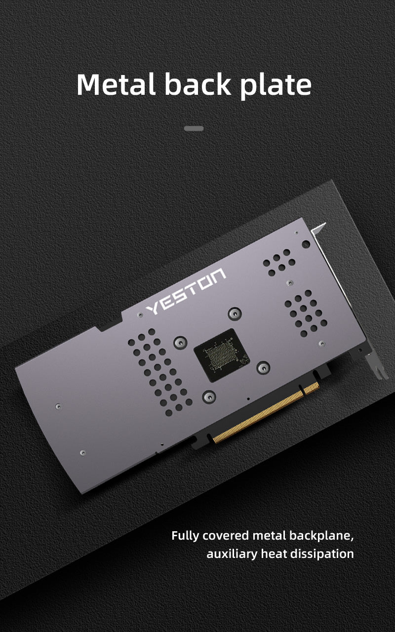 Yeston GAEA Radeon RX 6500 XT 4GB D6 GDDR6 6nm video cards Desktop computer PC Video Graphics Card - Image 9