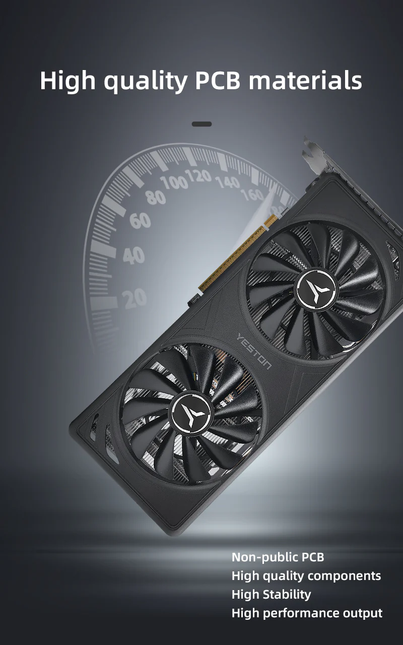 (Promotion)Yeston GAEA Radeon RX 9060 XT 8GB GDDR6 video cards Desktop computer PC Video Graphics Card - Image 10