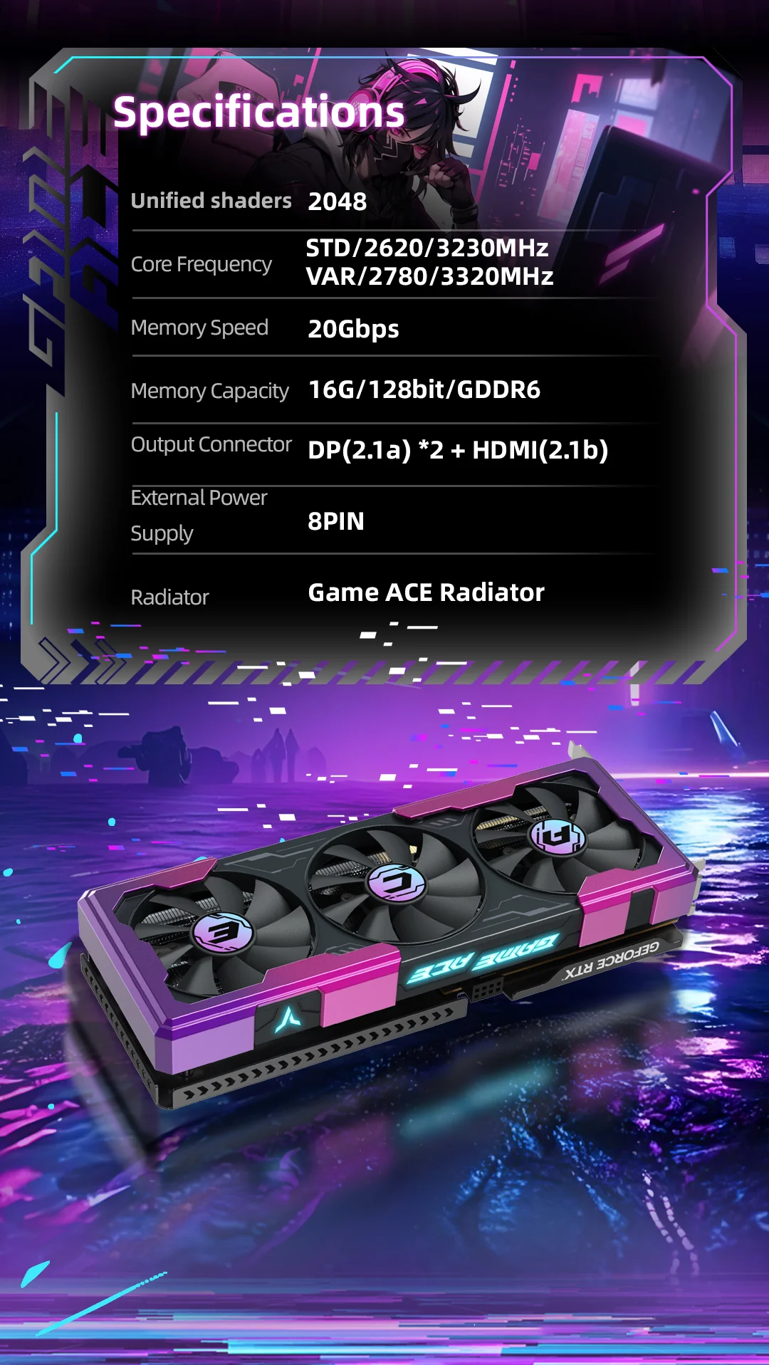 (Promotion)Yeston Game Ace Radeon RX 9060 XT 16GB GDDR6 128bit video cards Desktop computer PC Video Graphics Card - Image 5