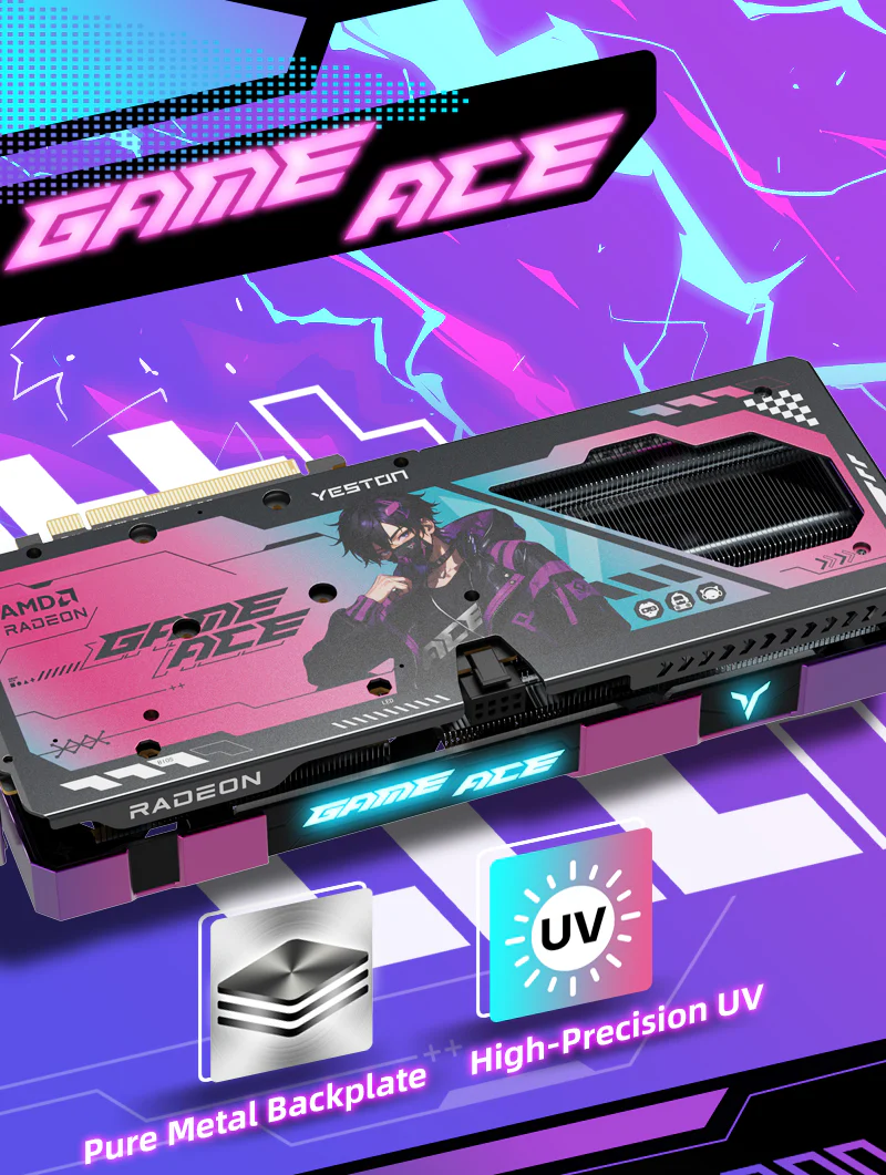 (Promotion)Yeston Game Ace Radeon RX 9060 XT 16GB GDDR6 128bit video cards Desktop computer PC Video Graphics Card - Image 8
