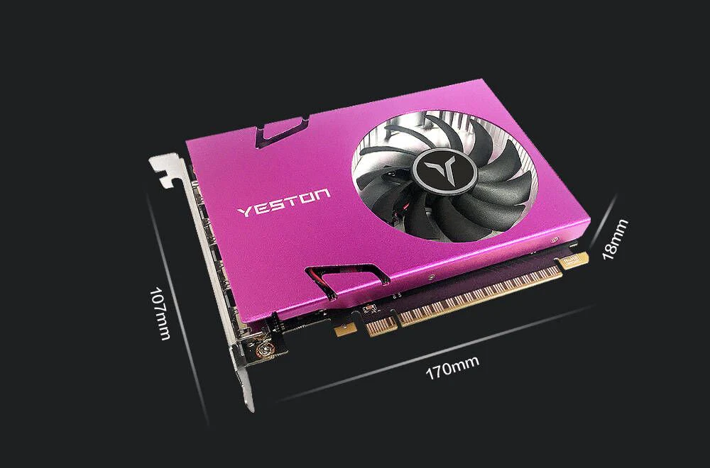 Yeston GT 730 2G 4HDMI GA 128bit Graphics Card PCIE 2.0 DDR3 Video Card for PC - Image 9