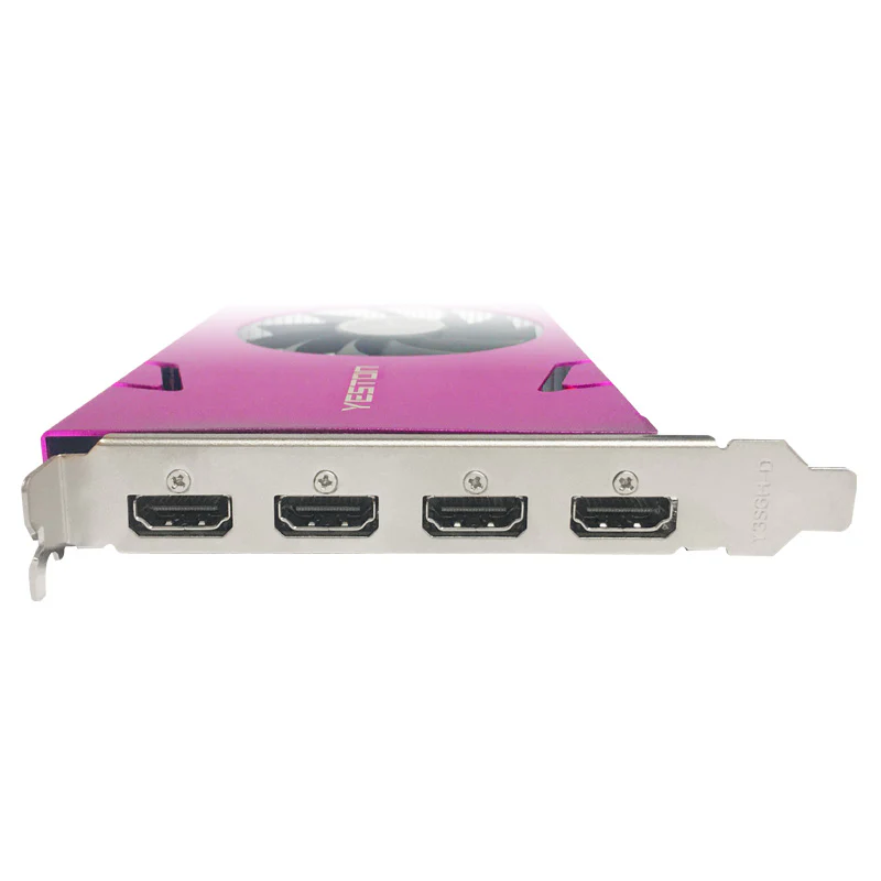 Yeston GT 730 4G 4HDMI 128bit Graphics Card PCIE 2.0 DDR3 Video Card for PC - Image 3