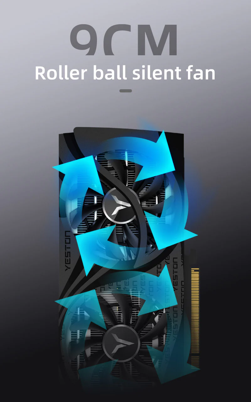 （Only available in the United States）Yeston Radeon RX 6650 XT 8G GDDR6 128bit 7nm Desktop computer PC Video Graphics Card - Image 6