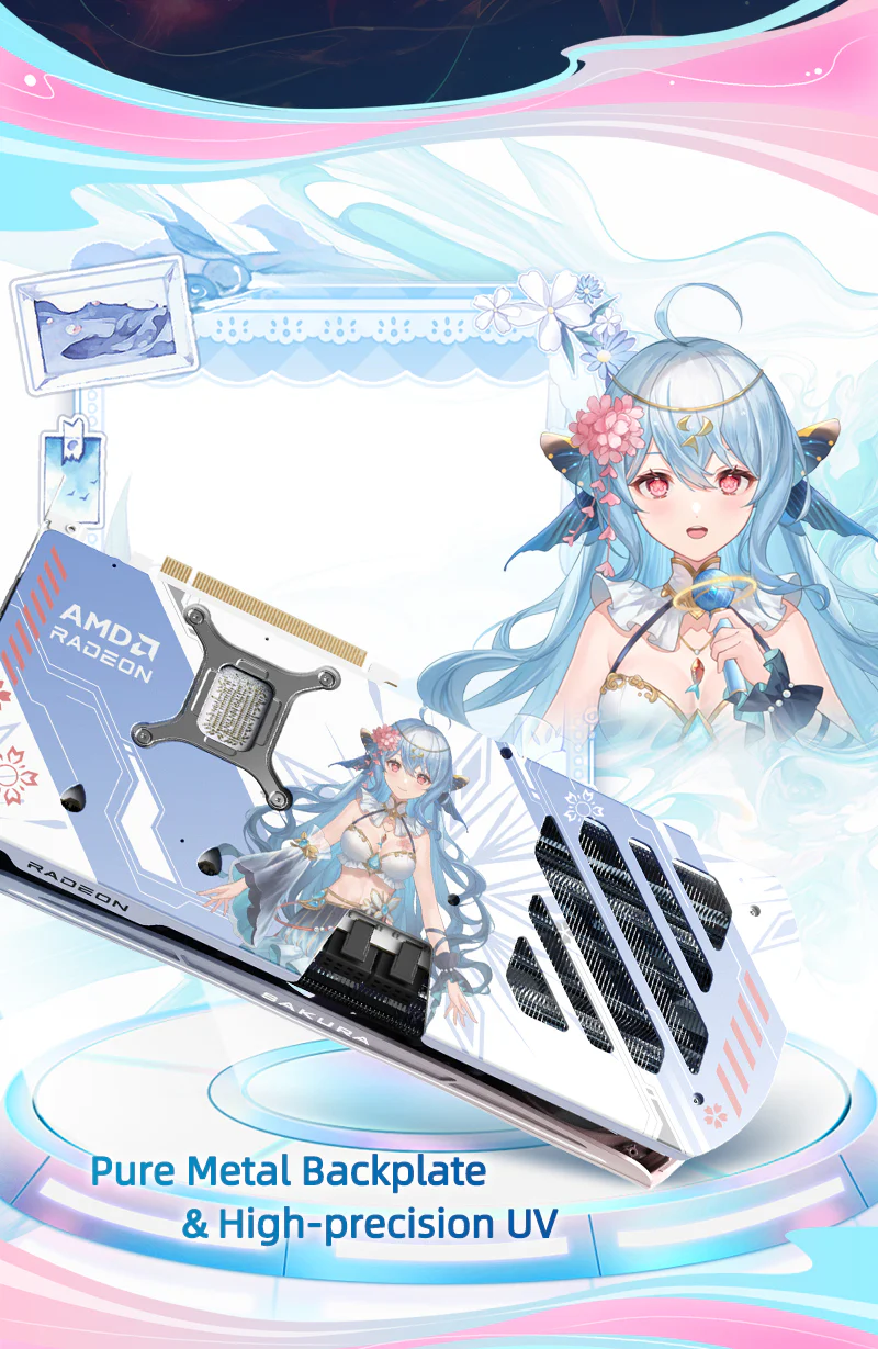 (Promotion)Yeston Sakura Atlantis Radeon RX 9070 16G GDDR6 256bit 4nm video cards Desktop Computer PC Graphics Card - Image 8