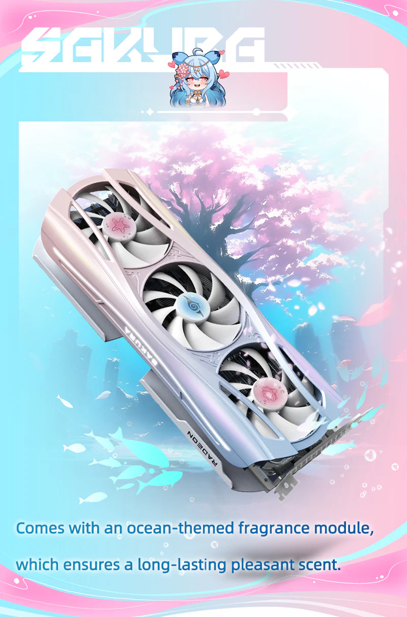 (Promotion)Yeston Sakura Atlantis Radeon RX 9070 16G GDDR6 256bit 4nm video cards Desktop Computer PC Graphics Card - Image 9