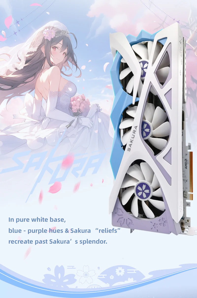 (Promotion)Yeston Sakura Radeon RX 9070 XT 16G GDDR6 256bit 4nm video cards Desktop Computer PC Graphics Card - Image 9