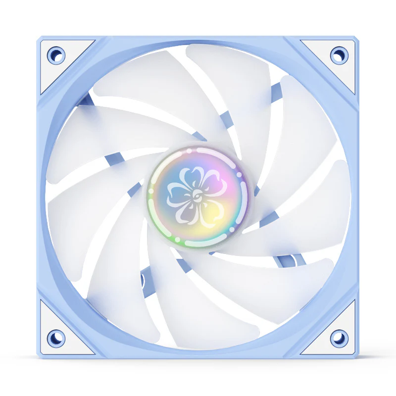 (Promotion: $5 discount over $30)Yeston SAKURA Computer Case Fan ARGB LED 120mm Cooler Fan Quiet Edition High Airflow Color LED Case Fan 4pin PWM Silent Fan with Hydraulic Bearing (Forward Fan) - Image 10