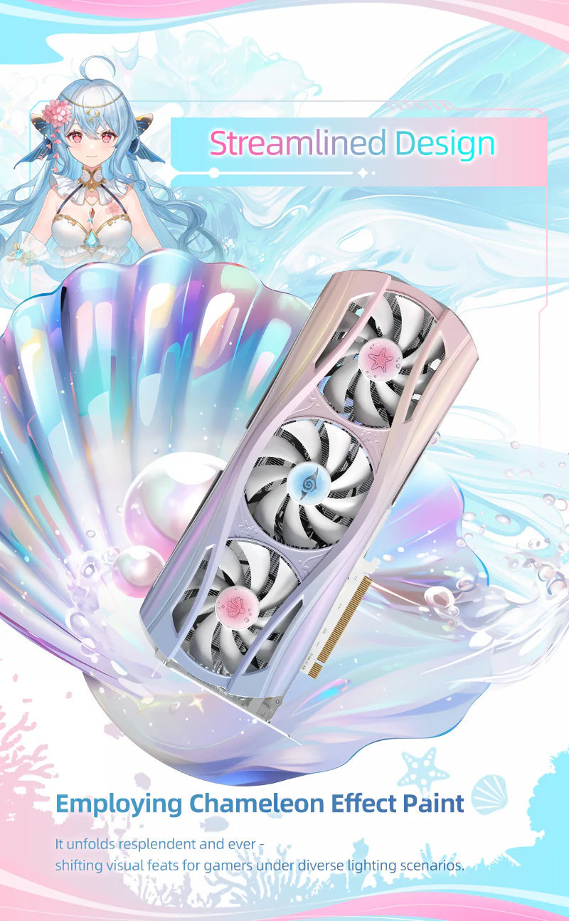 (Promotion)Yeston Sakura Atlantis Nvidia GeForce RTX 5070 Ti Graphics Card GDDR7 16G 256bit Gaming GPU - Image 6
