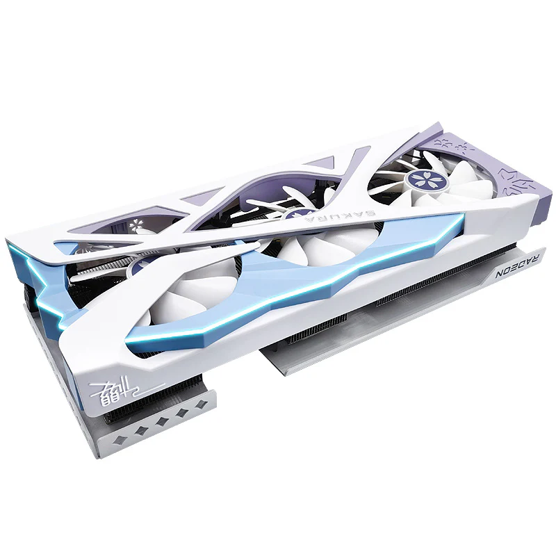 Yeston Sakura Radeon RX 7800 XT 16G GDDR6 256bit 5nm video cards Desktop computer PC Video Graphics Card - Image 3