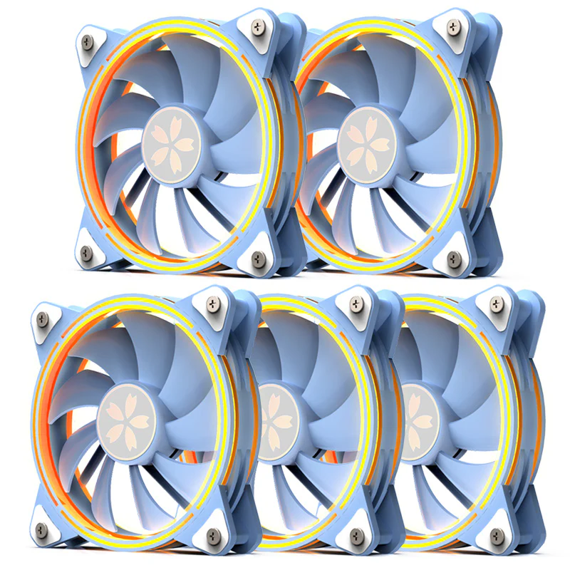 (Promotion: $5 discount over $30)（Only Canada has inventory）Yeston * zeaginal SAKURA ARGB LED 120mm Case Fan,Quiet Edition High Airflow Color LED Case Fan for PC Cases, CPU Coolers,Radiators SystemComputer Case Cooling Fan - Image 9
