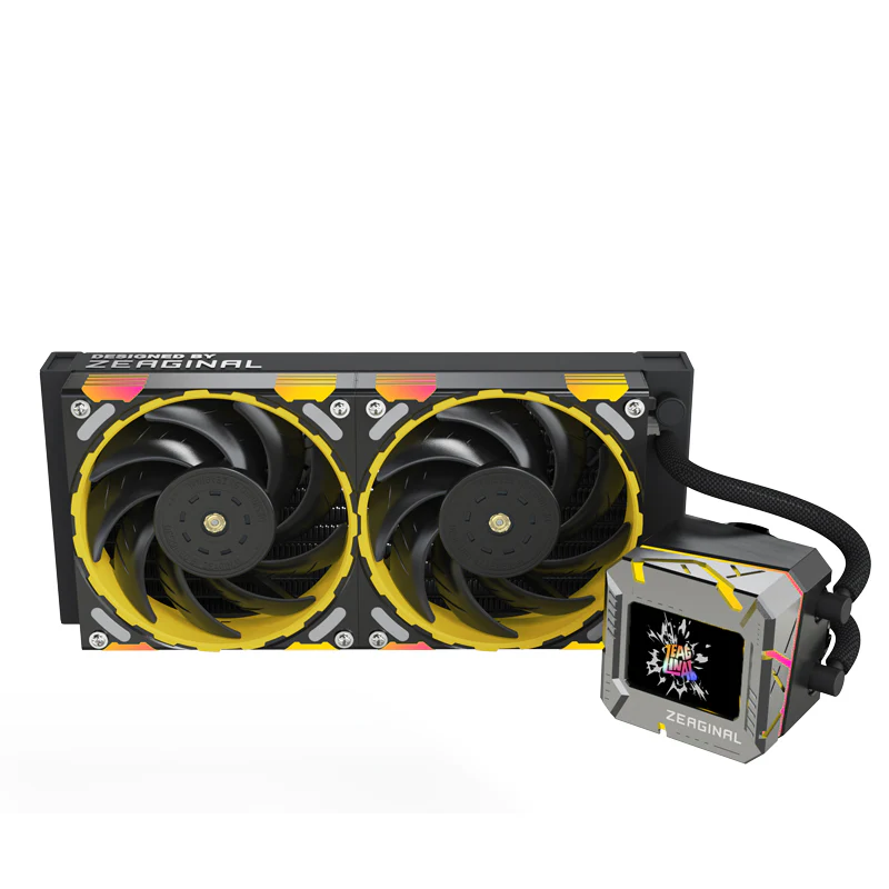 Yeston*Zeaginal ZC-ZEUS XT 360/240 Radiator Liquid CPU Cooler LCD Screen water cooling radiator ARGB synchronous PDB bearing fan Fits Intel LGA1700/1200/115X AMD AM5/AM4/AM3 - Image 13
