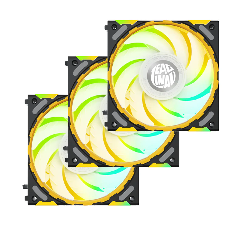 (Promotion: $5 discount over $30)Zeaginal ARGB Light of Zhuishen LED 120mm Case Fan,Quiet Edition High Airflow Color LED Case Fan for PC Cases, CPU Coolers,Radiators SystemComputer Case Cooling Fan - Image 11